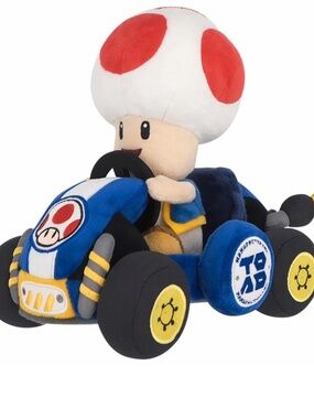 Mario Kart World Toad 9 Inch Plush-Sanei